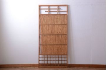 和製アンティーク　涼しげな簾戸(簀戸、葦戸)ドア(扉)