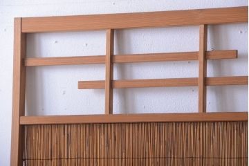 和製アンティーク　涼しげな簾戸(簀戸、葦戸)ドア(扉)