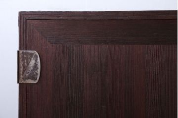 アンティーク家具　和製アンティーク　古い木製の鉄脚ローボード