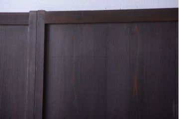 古民具・骨董　和のムード溢れる美しいアンティーク組子帯戸4枚セット