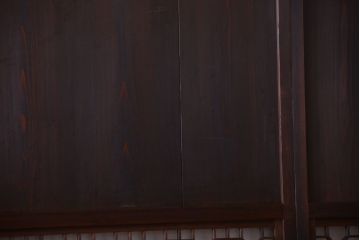 古民具・骨董　和のムード溢れる美しいアンティーク組子帯戸4枚セット