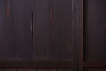 古民具・骨董　和のムード溢れる美しいアンティーク組子帯戸4枚セット