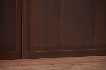 古民具・骨董　和のムード溢れる美しいアンティーク組子帯戸4枚セット