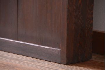 古民具・骨董　和のムード溢れる美しいアンティーク組子帯戸4枚セット