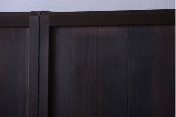 古民具・骨董　和のムード溢れる美しいアンティーク組子帯戸4枚セット