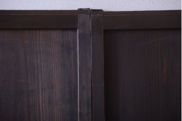 古民具・骨董　和のムード溢れる美しいアンティーク組子帯戸4枚セット