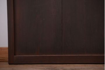 古民具・骨董　和のムード溢れる美しいアンティーク組子帯戸4枚セット