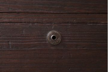 アンティーク家具　和製アンティーク　鉄脚付き!古い衣装箪笥ローボード