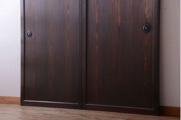 古民具・骨董　明治時代　古作のアンティーク板戸