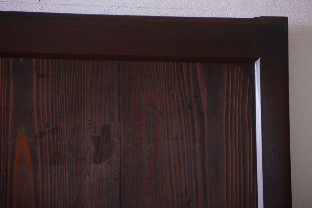 古民具・骨董　明治時代　古作のアンティーク板戸