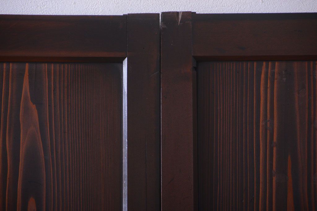 古民具・骨董　明治時代　古作のアンティーク板戸