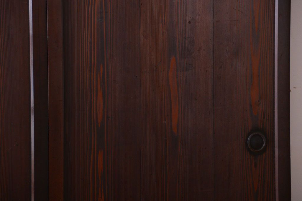 古民具・骨董　明治時代　古作のアンティーク板戸