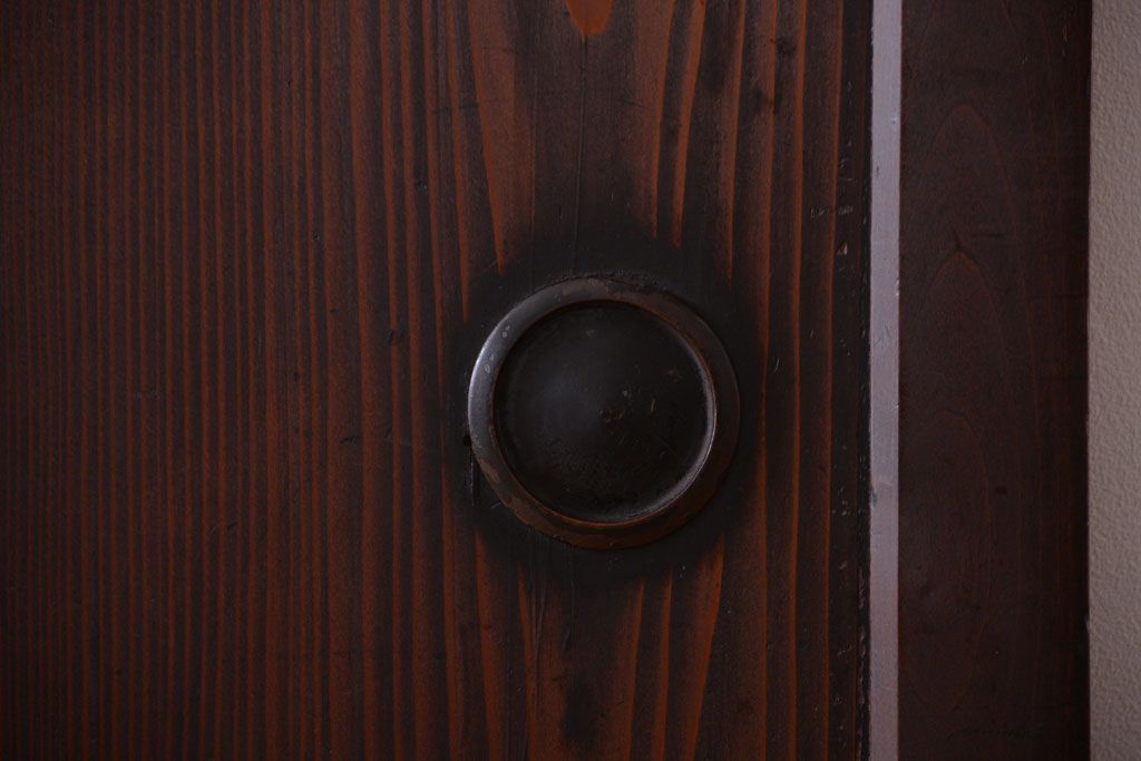 古民具・骨董　明治時代　古作のアンティーク板戸