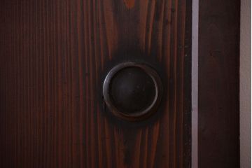 古民具・骨董　明治時代　古作のアンティーク板戸