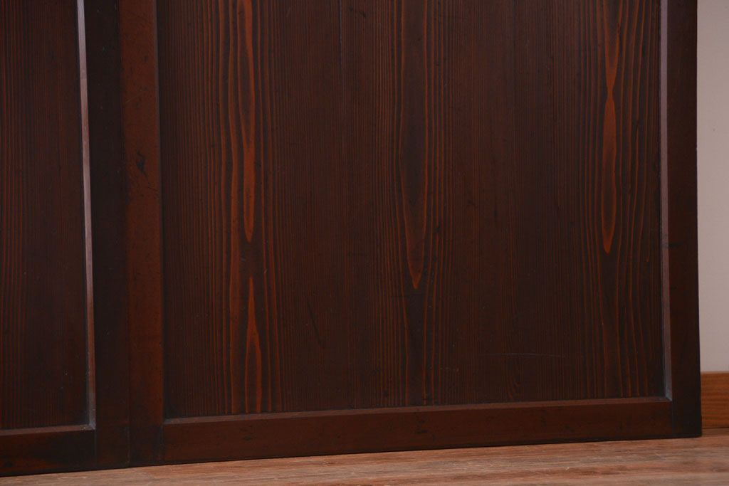 古民具・骨董　明治時代　古作のアンティーク板戸