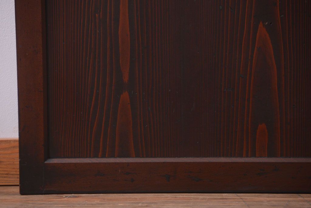 古民具・骨董　明治時代　古作のアンティーク板戸