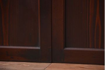 古民具・骨董　明治時代　古作のアンティーク板戸