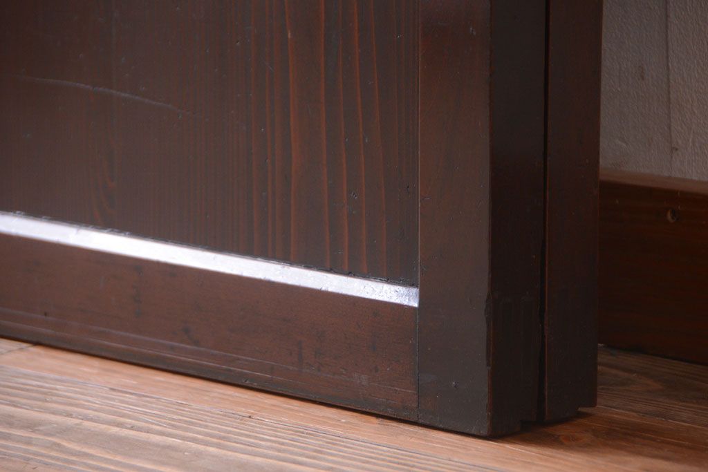 古民具・骨董　明治時代　古作のアンティーク板戸