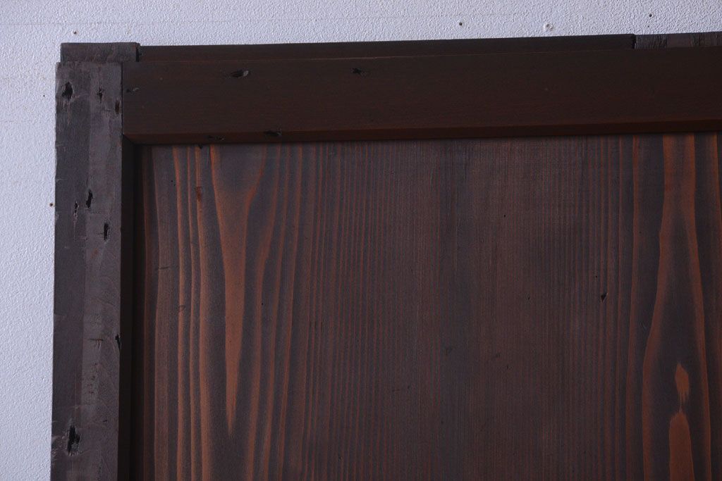 古民具・骨董　明治時代　古作のアンティーク板戸
