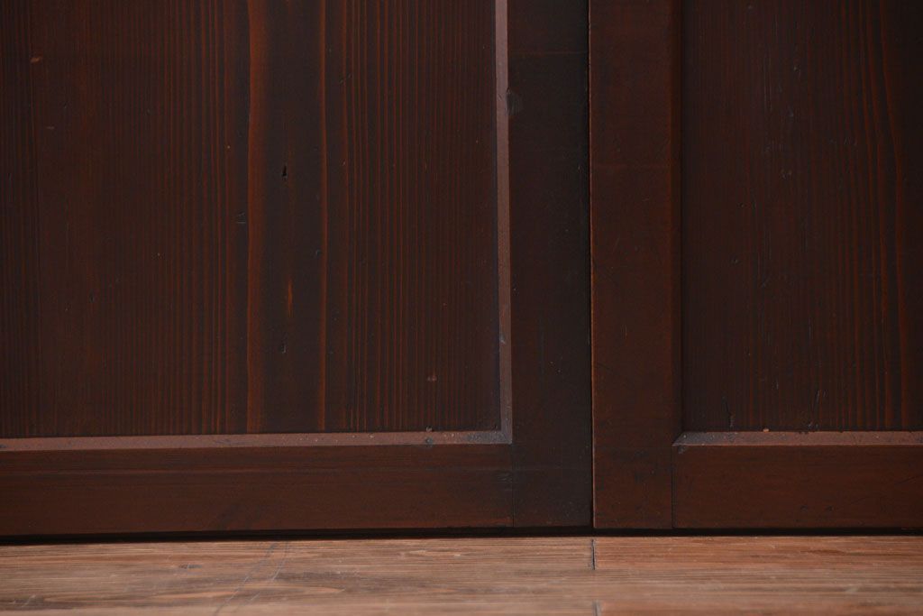 古民具・骨董　明治時代　古作のアンティーク板戸