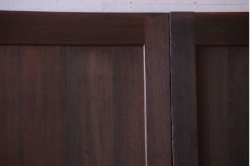 古民具・骨董　美品!明治時代の古い板戸3枚セット