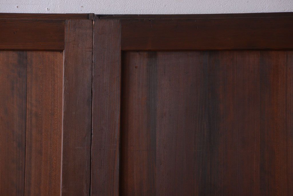 古民具・骨董　美品!明治時代の古い板戸3枚セット