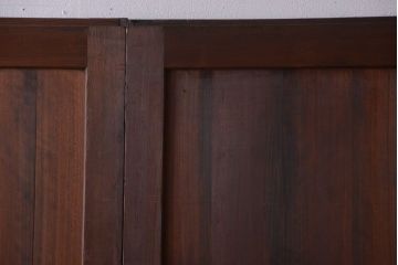 古民具・骨董　美品!明治時代の古い板戸3枚セット