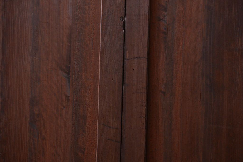 古民具・骨董　美品!明治時代の古い板戸3枚セット