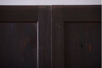 古民具・骨董　美品!明治時代の古い板戸4枚セット