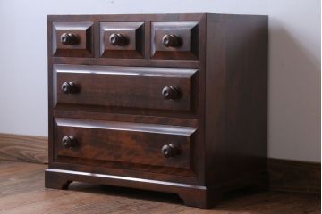 中古　北海道民芸家具　小さな小引き出し