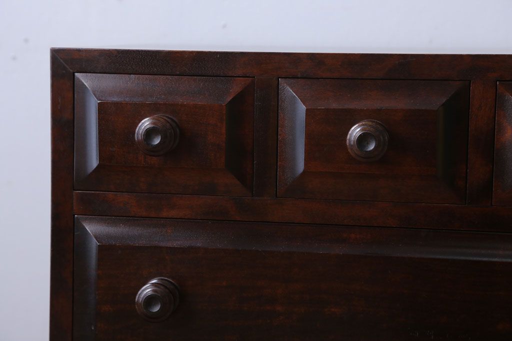 中古　北海道民芸家具　小さな小引き出し