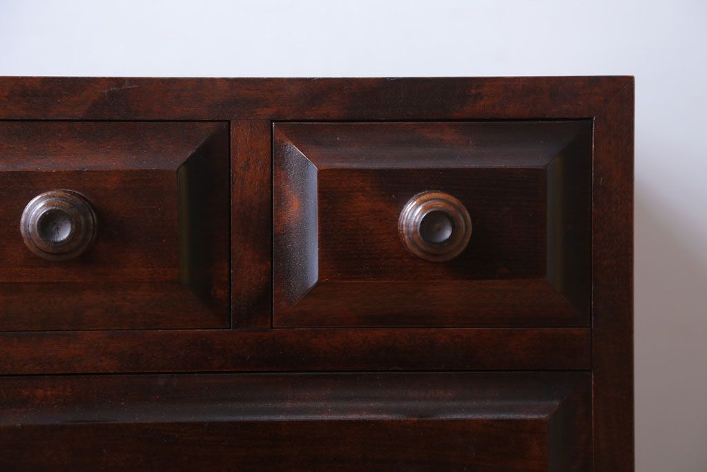 中古　北海道民芸家具　小さな小引き出し