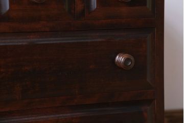 中古　北海道民芸家具　小さな小引き出し