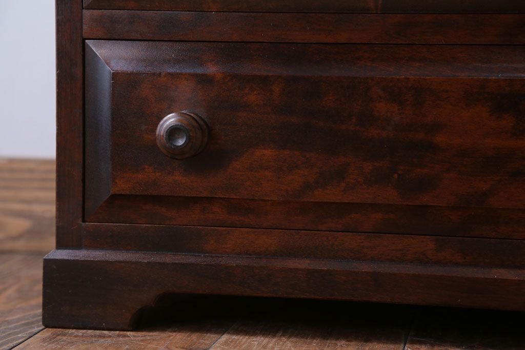 中古　北海道民芸家具　小さな小引き出し