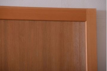 アンティーク　柾目材の高級木味板戸2枚セット