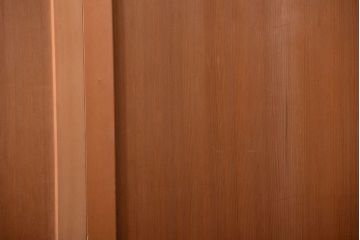 アンティーク　柾目材の高級木味板戸2枚セット