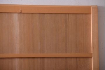 アンティーク　柾目材の高級木味板戸2枚セット