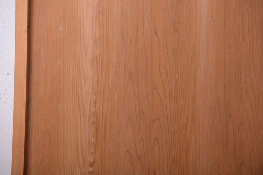 アンティーク　ナチュラルな古い木味のシンプルな板戸2枚セット