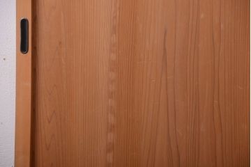 アンティーク　ナチュラルな古い木味のシンプルな板戸2枚セット