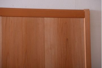 アンティーク　ナチュラルな古い木味のシンプルな舞良戸2枚セット