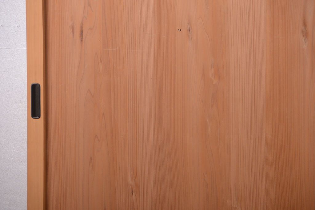 アンティーク　ナチュラルな古い木味のシンプルな板戸3枚セット