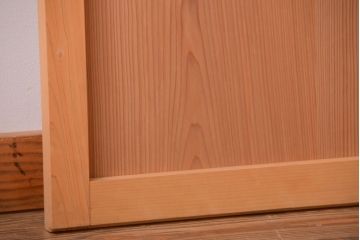 アンティーク　ナチュラルな古い木味のシンプルな板戸3枚セット