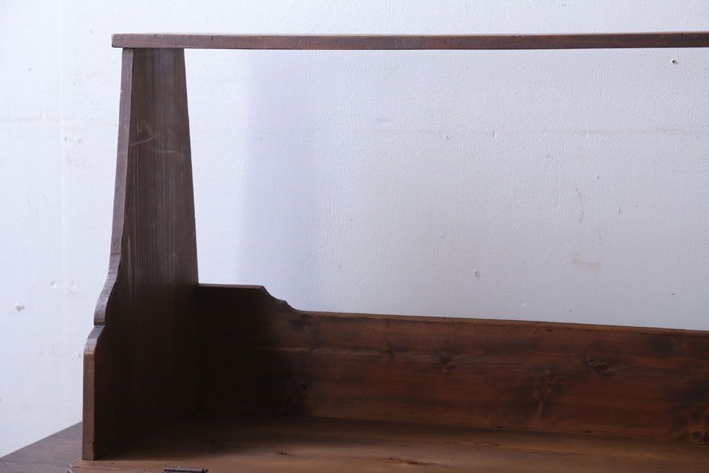 レトロ家具　昭和レトロ　古い木のアンティーク本立て