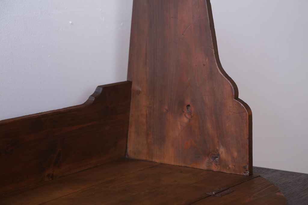 レトロ家具　昭和レトロ　古い木のアンティーク本立て