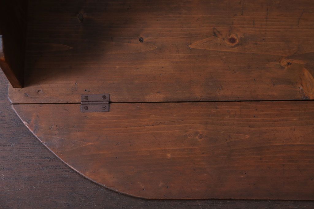 レトロ家具　昭和レトロ　古い木のアンティーク本立て