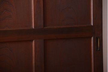 古民具・骨董　重厚な太い框の高級アンティーク板戸