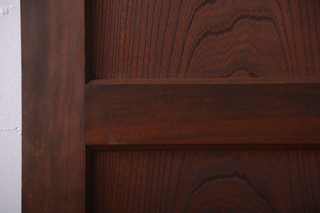 古民具・骨董　重厚な太い框の高級アンティーク板戸