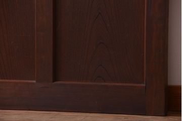 古民具・骨董　重厚な太い框の高級アンティーク板戸