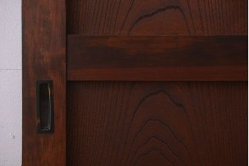 古民具・骨董　重厚な太い框の高級アンティーク板戸