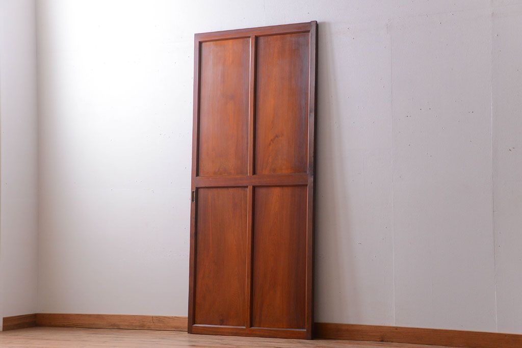 アンティーク　総檜材!上品な古い木の板戸